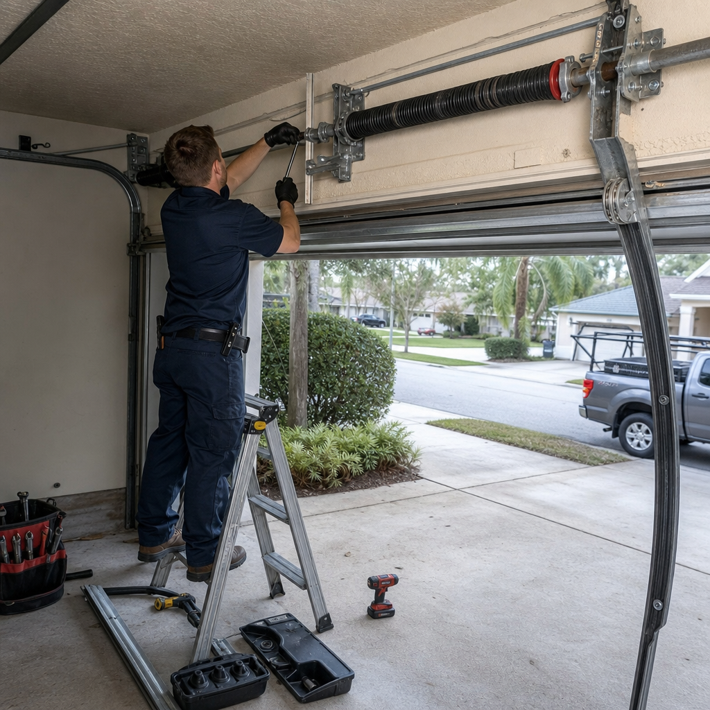 professional garage door parts service